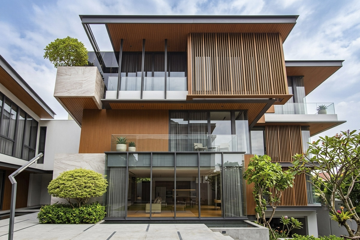 Elegant interior with DOORs