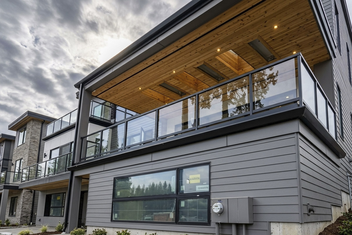 Modern home exterior